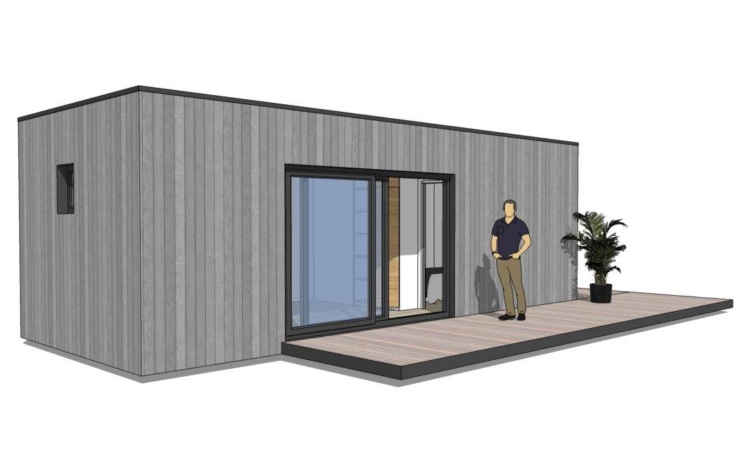 studio de jardin 30m2 plan